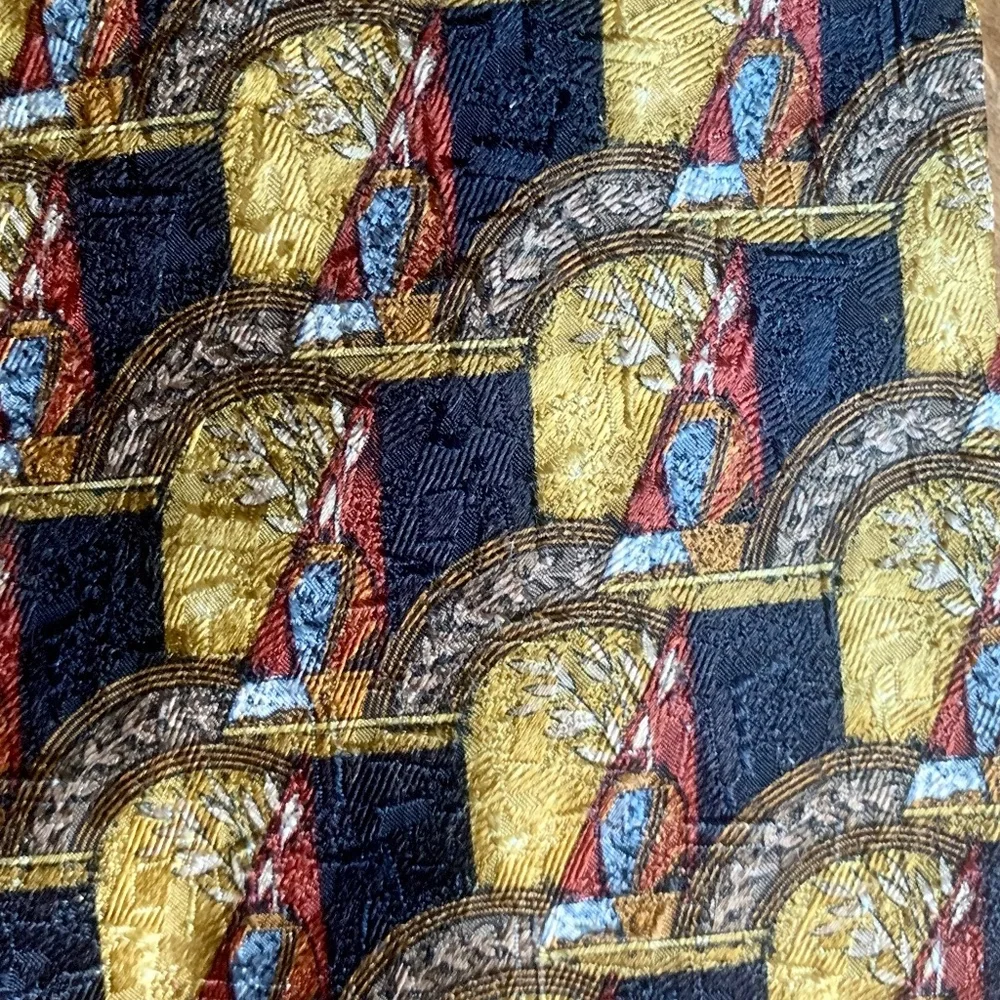 Classic Zegna Silk Ties (Set of 2) Made in Italy • Bold 4” Wide • Designer